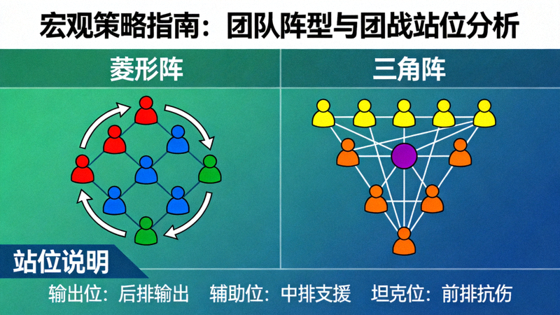 宏观策略指南团队阵型与团战站位分析画面